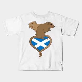 Gerbil Scotland (light) Kids T-Shirt